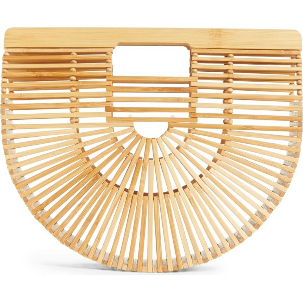 Bamboo boho handbag w/ scarf